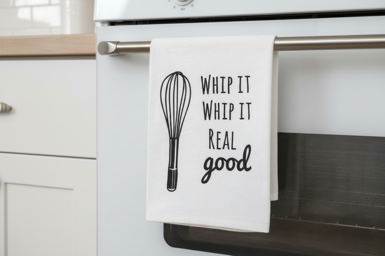 Whip It Whip It Real Good Kitchen Towel